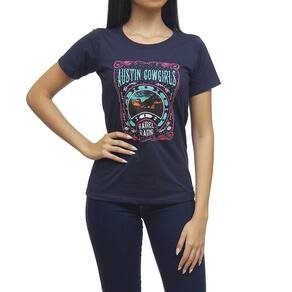 Camiseta Feminina Azul Marinho Austin Western 31869
