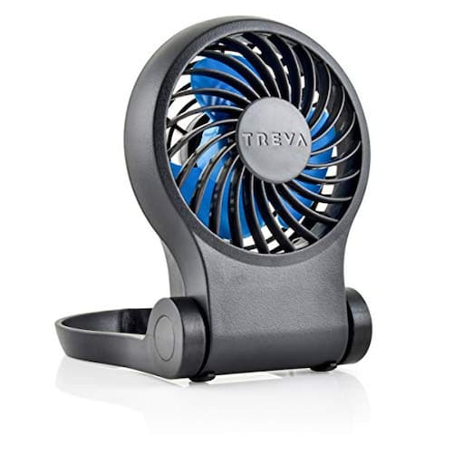 Ventilador Portátil 3,5/ Treva c/USB - Compacto, Pequeno, Fluxo de Ar Poderoso, Adaptador AC Incluído