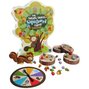 Insights Educacionais The Sneaky, Snacky Squirrel Game for Preschoolers & Toddlers, Color Recognition, Fine Motor Skills, Ages 3+
