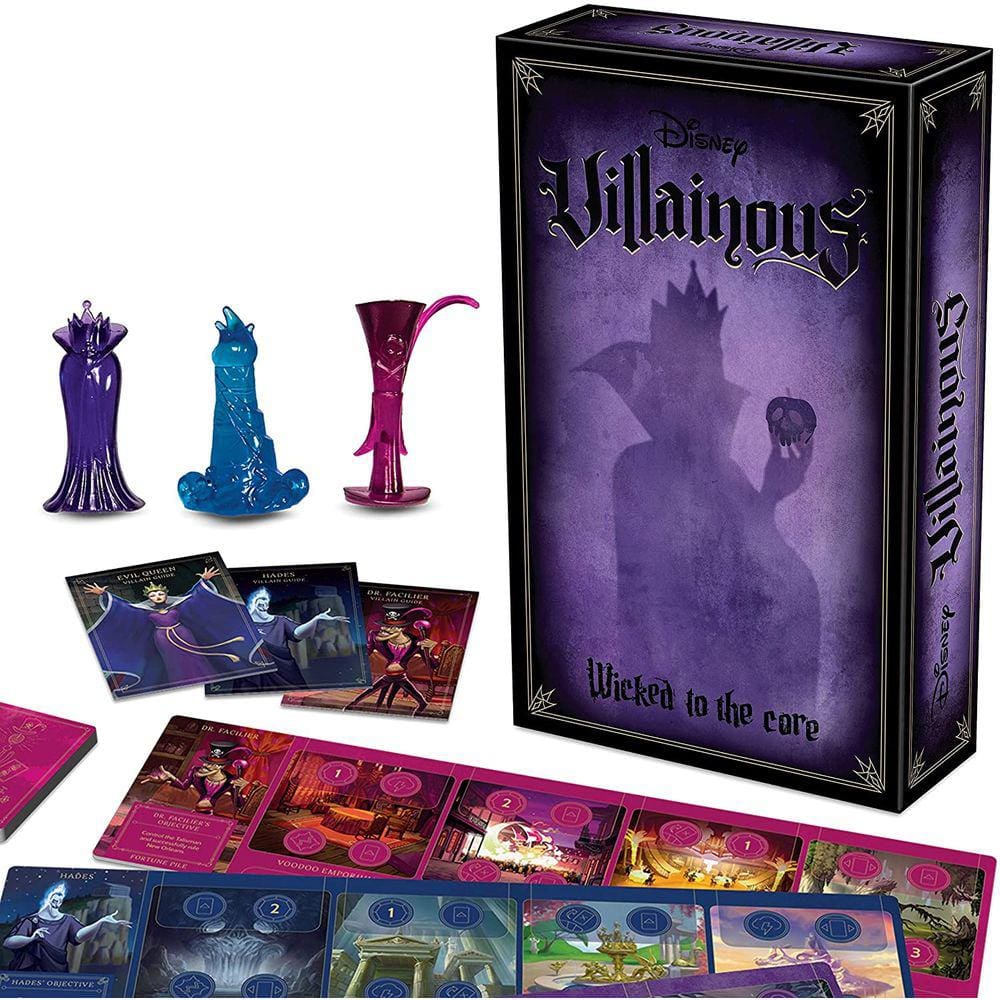 Ravensburger Disney Villainous: Wicked to The Core Strategy Board Game for Age 10 & Up - Stand-Alone & Expansion to The 2019 Toty Game of The