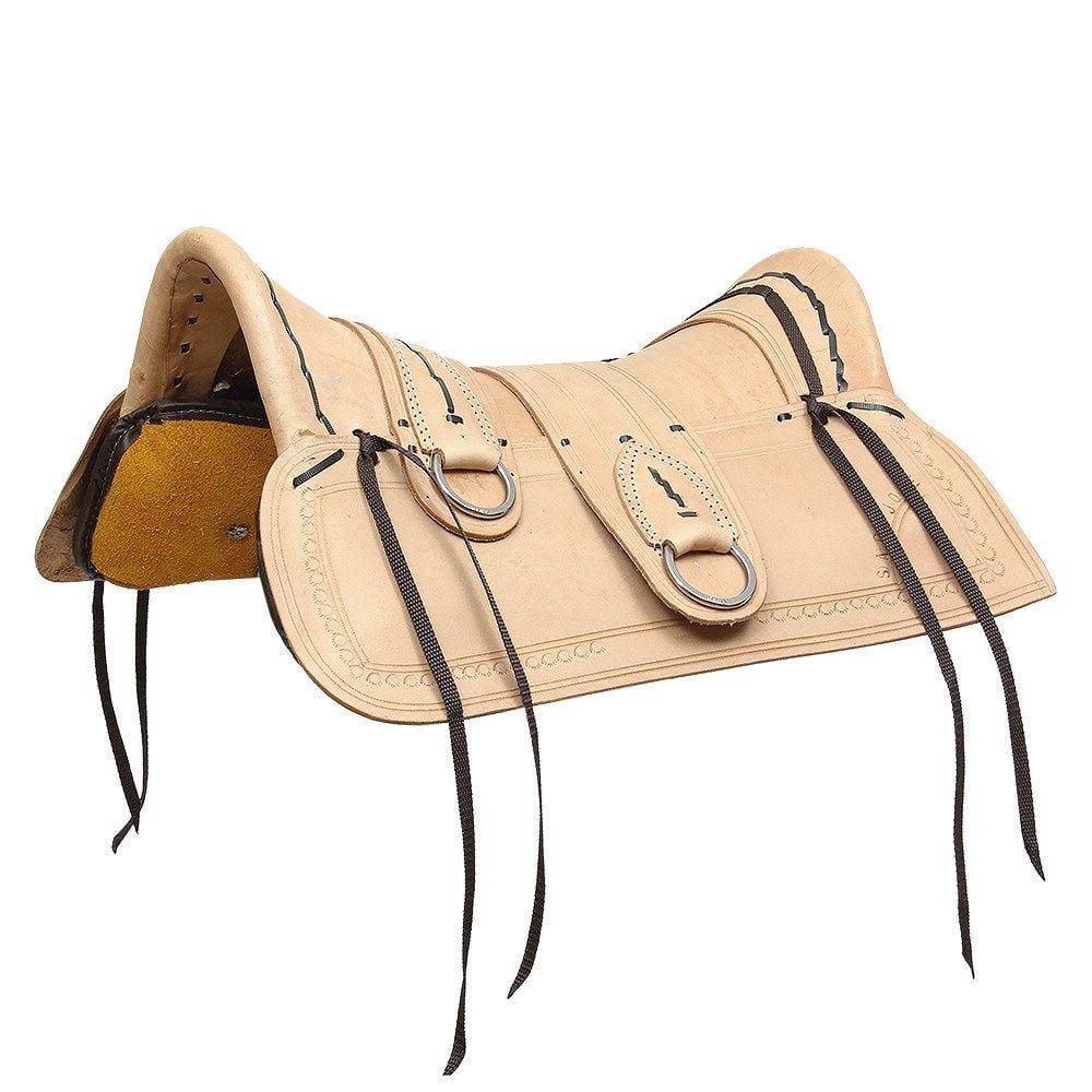 Arreio São José Assento 15” em Couro Natural Bronc-Steel 29278