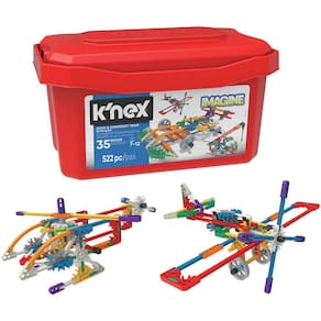K`NEX Imagine - Click & Construct Value Building Set - 522Piece - 35 Modelos - Conjunto de Construção de Brinquedos Educacionais de Engenharia