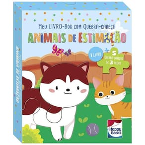 Meu Livro-Box com Quebra-cabeça: Animais de Estimação