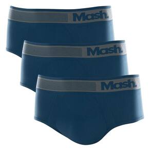 Kit 3 Cuecas Slip Mash Microfibra Sem Costura 713.02