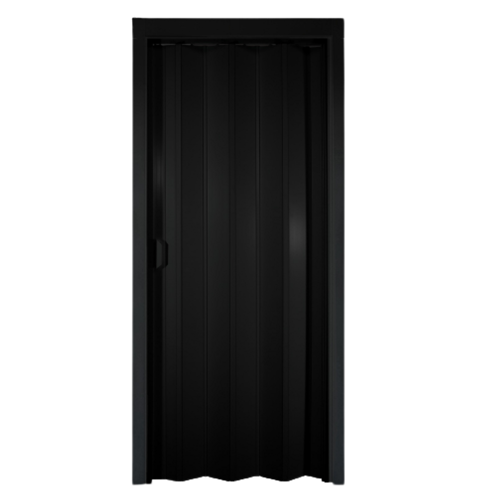 Porta Sanfonada Pvc 0,72x2,10m Multilit Preta