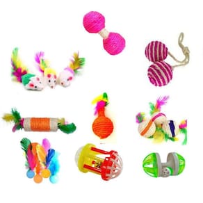 Kit Para Gato - 9 Brinquedos