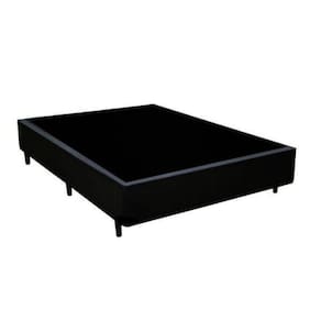 Base Box Solteirão Suede Preta - 39x128x188 LORD