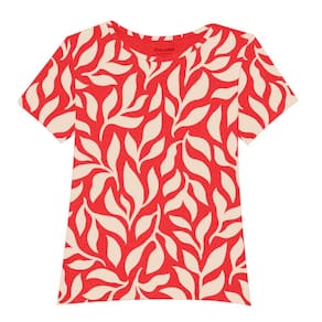 Blusa Manga Curta Feminina Viscolycra Malwee Ref. 85891