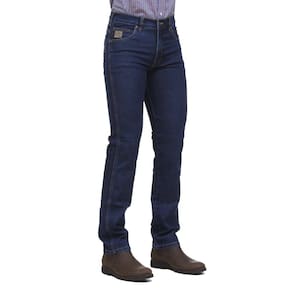 Calça Jeans Masculina Regular com Elastano Azul Land Horse 32238