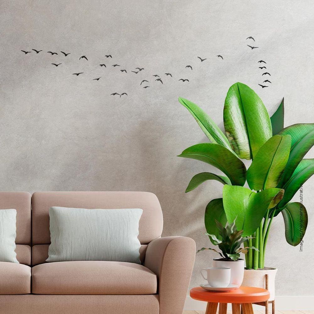 Gaivotas No Céu - Adesivo Vinílico De Parede