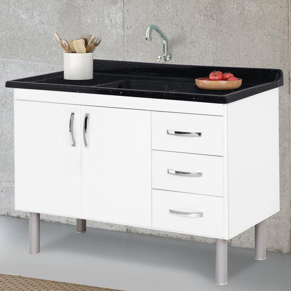 Pia Sintética Para Cozinha 120cm x 55cm AJ | Casas Bahia