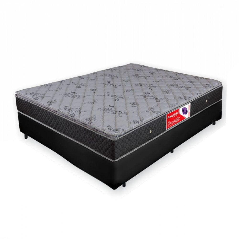 Cama Box Casal ( Box + Colchão) De Molas Bonnel 138x188x59cm Prorelax