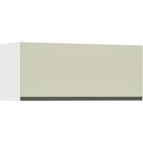 Armário Basculante 90cm 1 Porta Branco Polar C/Kashmir