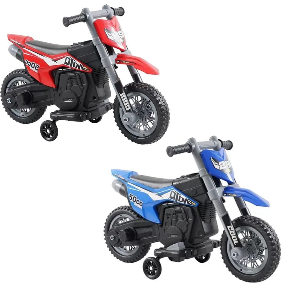 Mami Brinquedos - Black Friday Promoção - Mini Moto Elétrica Infantil Azul  6v Importway BW044AZ