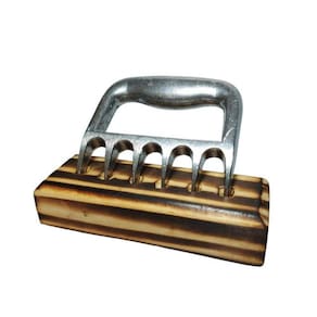 Garfo Para Carne Churrasco Garra De Urso Com Suporte