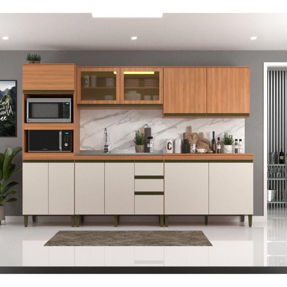 Cozinha Modulada 5 Peças Cecília Freijó/Off White