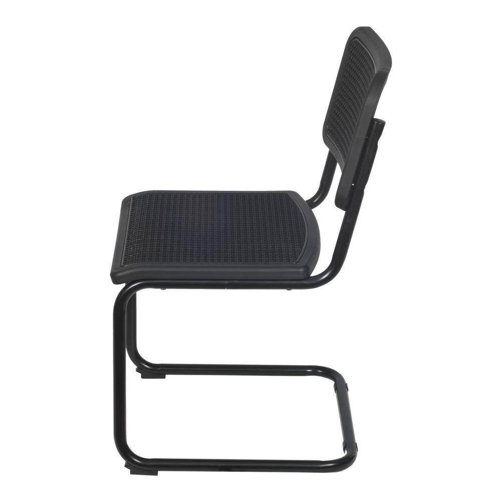 Cadeira sem Braço com Base Cesca Preta | Casas Bahia