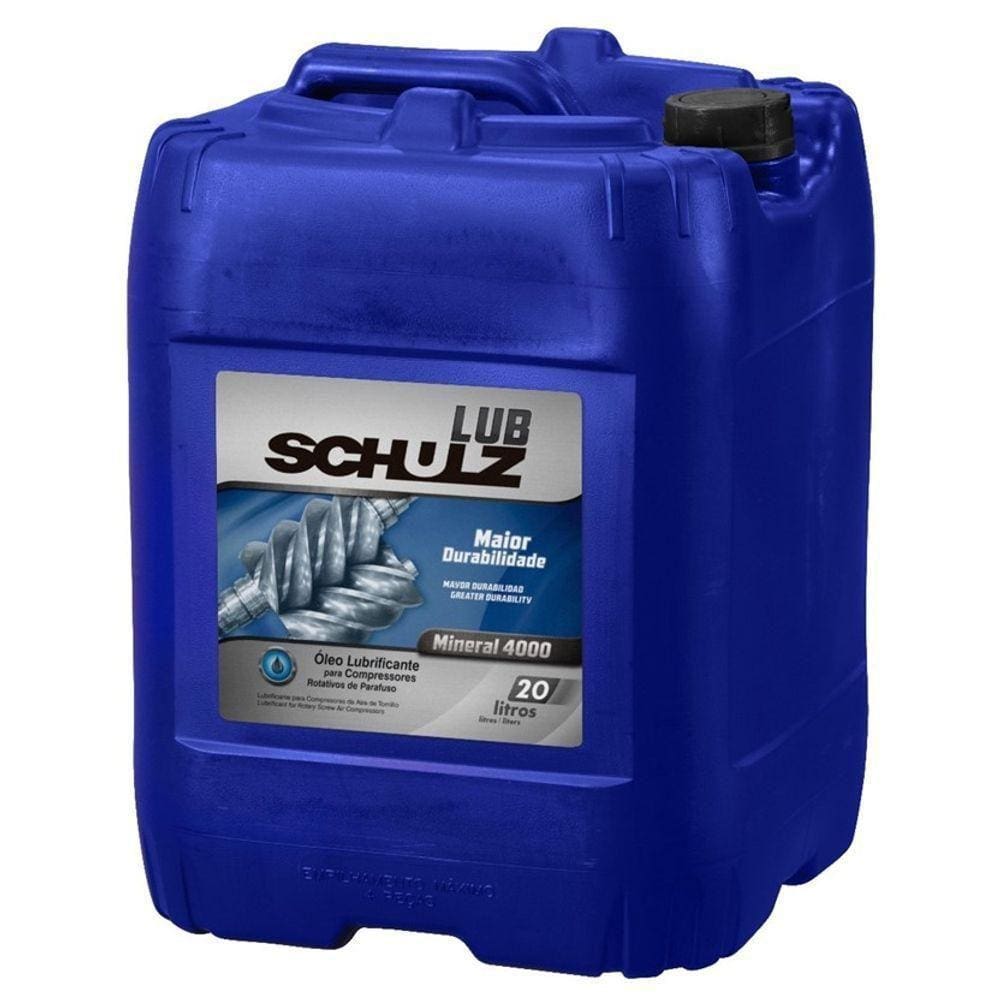 Óleo Compressor Parafuso Schulz Lub 46 Mineral 4000h 20 Lts