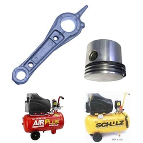 Kit Reparo Pistão Anel Biela Compressor Schulz Msa8 Msa8.1 Msa5.2 Csa8.5