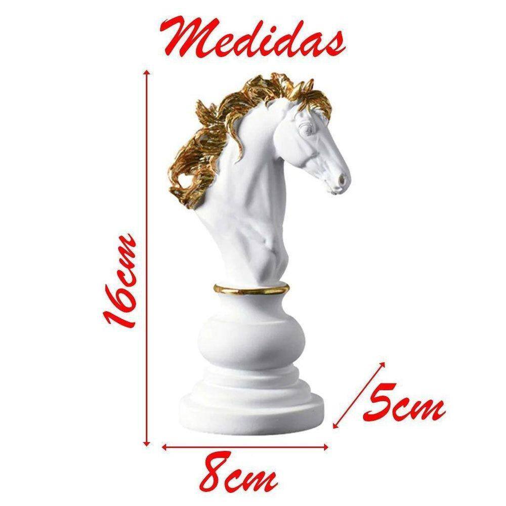 Troféu Para Campeonato De Xadrez Cavalo Branco Verito - Troféu