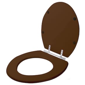 Assento Sanitário Poliester Flamingo Ocre Marrom Para Vaso