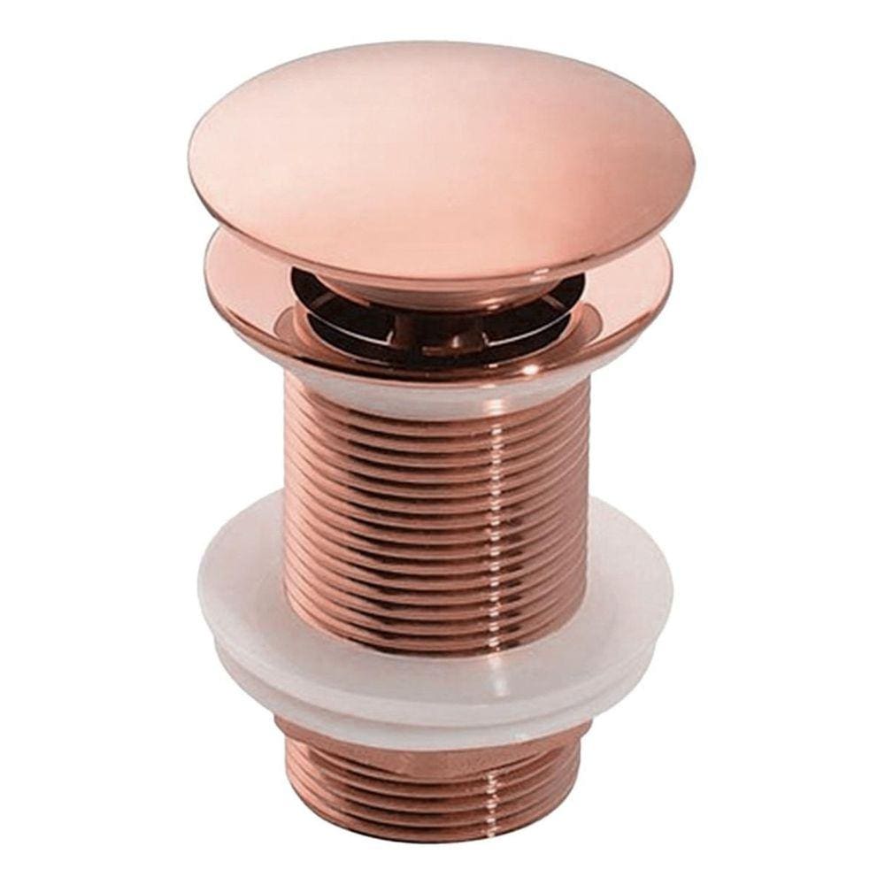 Válvula Click Luxo Inox 304 Rose Cuba Banheiro 7/8
