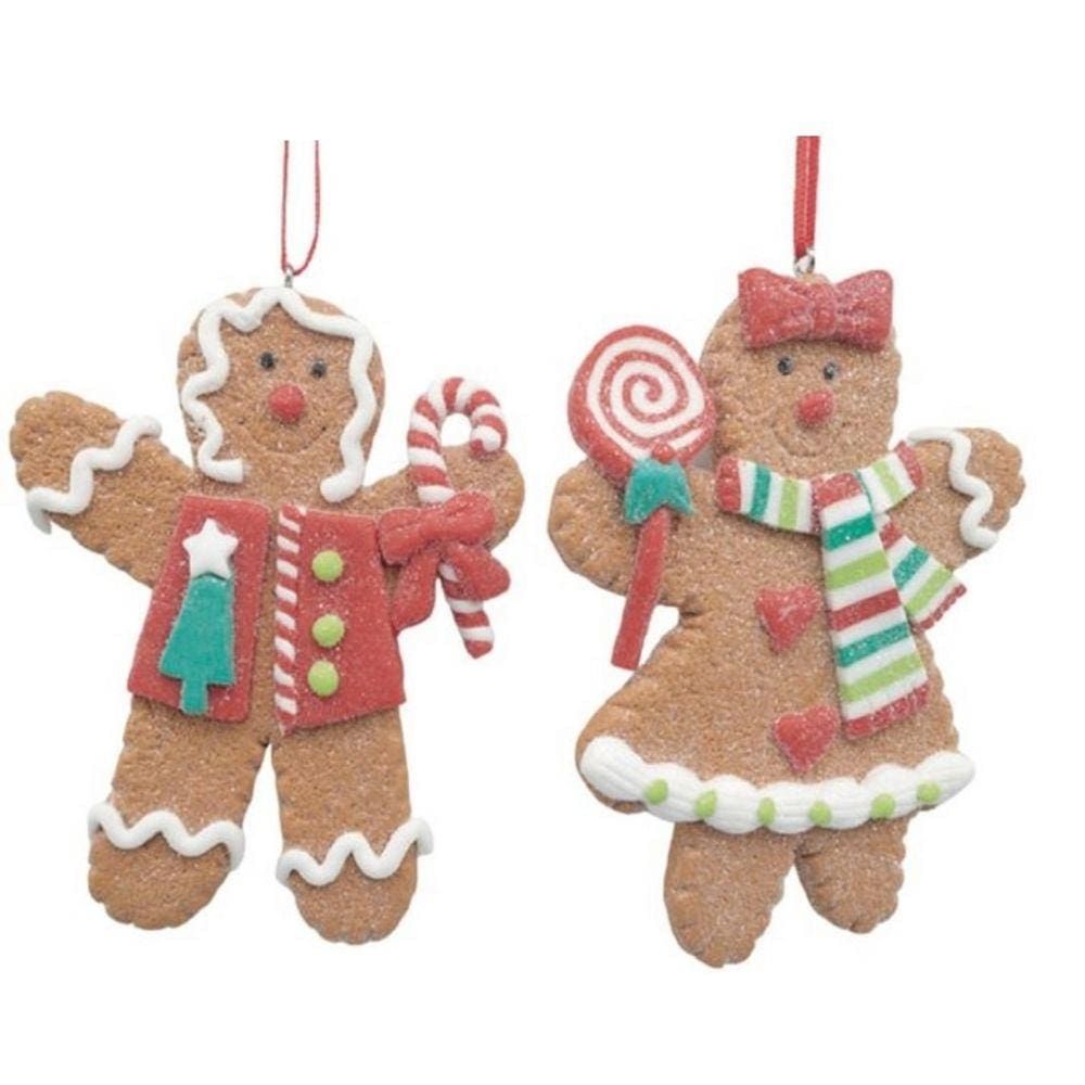 Enfeite Biscoito De Natal Para Árvore Pendente 2pcs