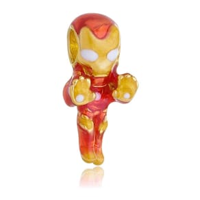 Berloque Homem de Ferro Marvel Separador Pandora Banhado a Ouro 18k - Premium