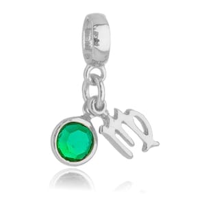 Pingente Berloque Signo Virgem Pandora Banhado a Prata 925 - Premium
