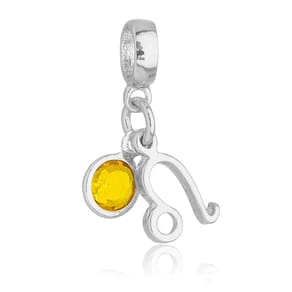 Pingente Berloque Signo Leão Pandora Banhado a Prata 925 - Premium