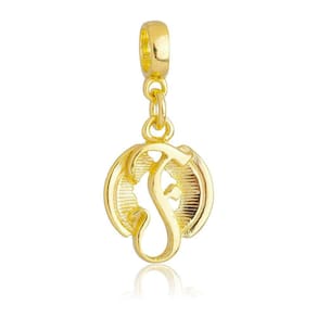 Pingente Berloque Símbolo da Fonoaudiologia Pandora Banhado a Ouro 18k - Premium