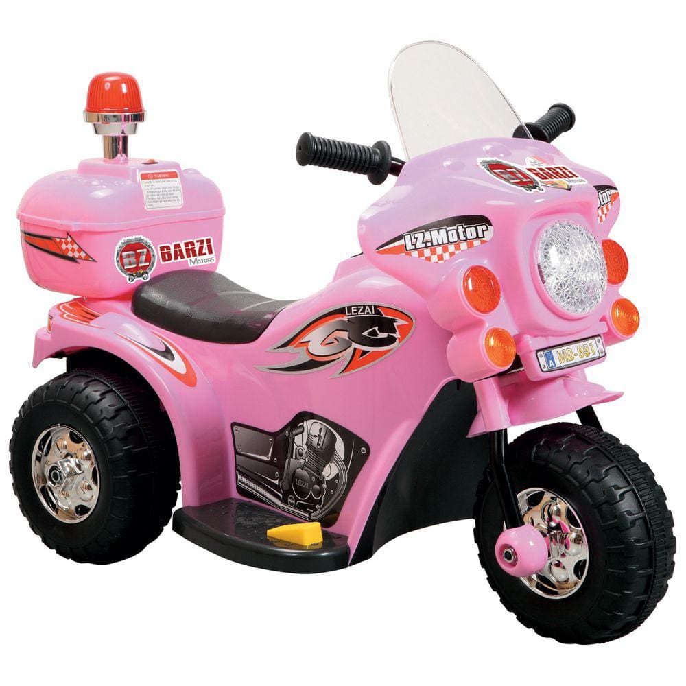 Moto Elétrica Infantil BZ R1 12V Vermelha com Rodinhas de Apoio, Música e  Luzes BARZI MOTORS