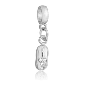 Pingente Berloque Mouse Pandora Banhado a Prata 925 - Premium