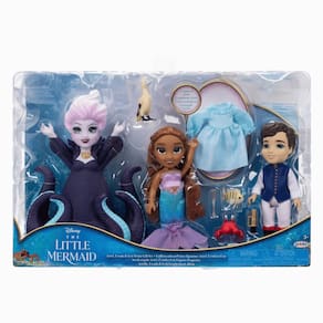 Set de Bonecas com Ariel, Ursula e Eric A Pequena Sereia