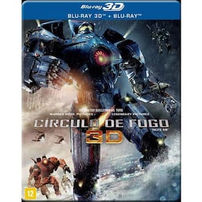 Blu-Ray 3D + 2D : Circulo De Fogo - Guillermo Del Toro Duplo