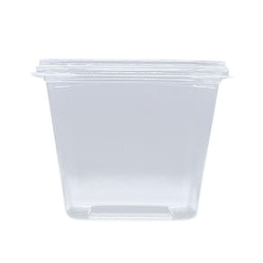 Pote Quadrado Freezer e Micro-ondas 500ml com Tampa Prafesta c/20 un