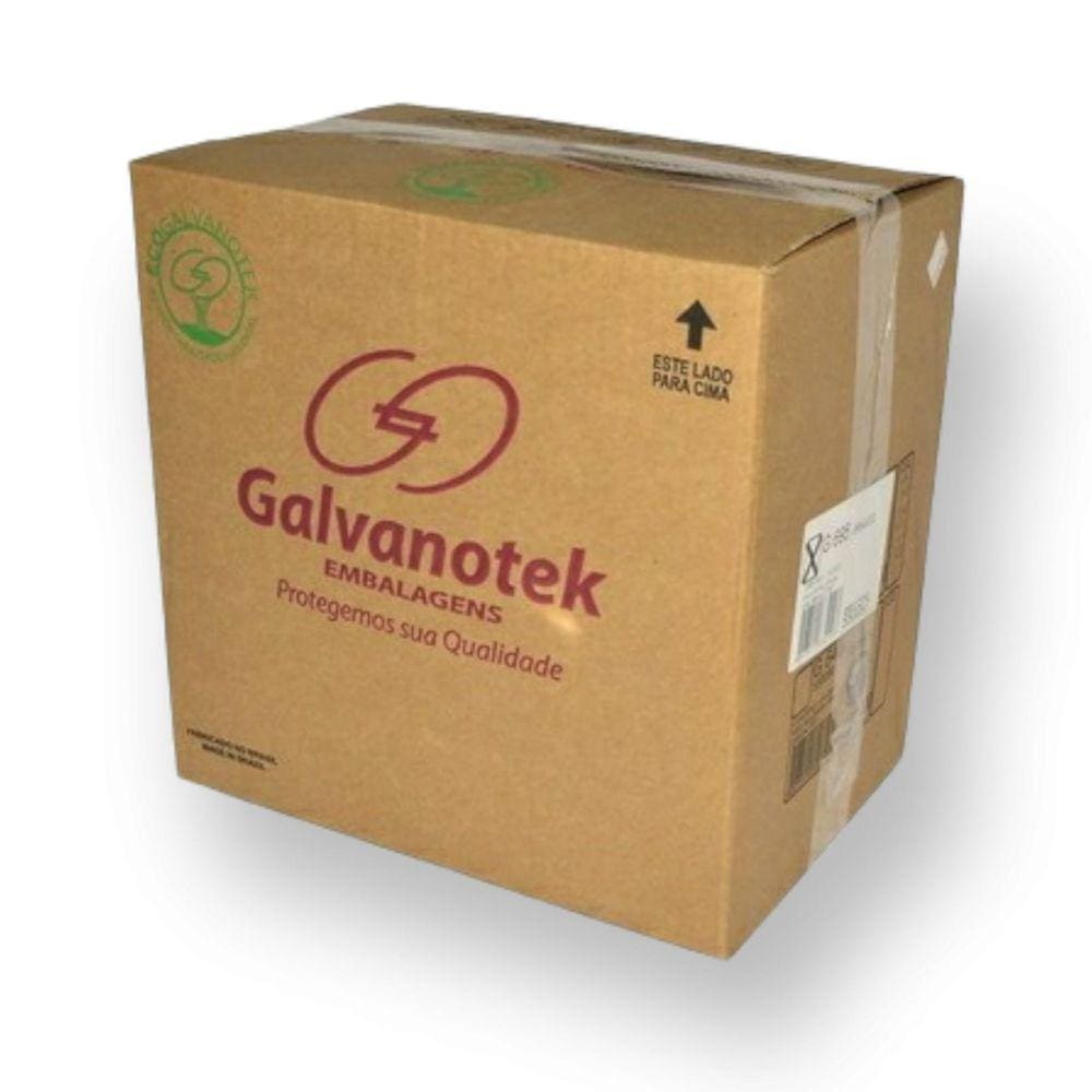 Embalagem para 500g G35MA Preta com Tampa Alta Galvanotek c/100 un