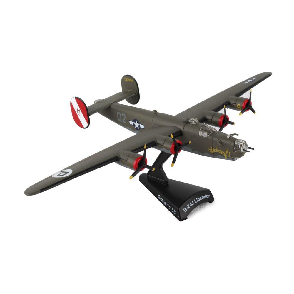 Miniatura Avião Bombardeiro Daron B-24 Liberator Witch 1/163