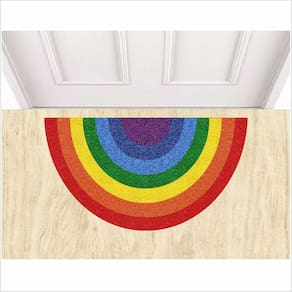 Tapete Formato Arco Íris, Muito Colorido E Divertido, Para Quarto Sala Banheiro Cozinha.