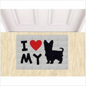 Tapete Capacho I Love Dog / Tapetes De Cachorros Divertidos