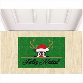 Tapete Feliz Natal, Decorção De Natal Cor Verde