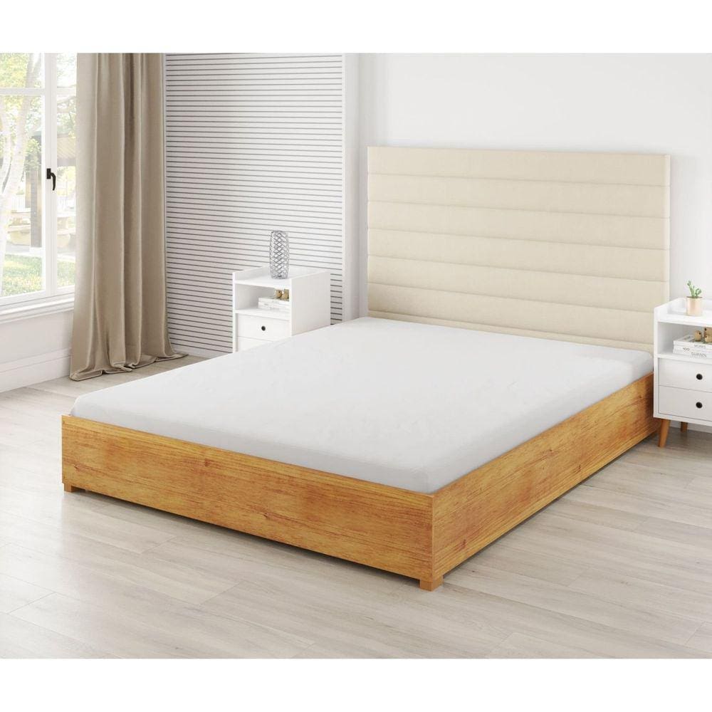 Cama Box Queen Jupiter 203 cm x 163 cm Mel