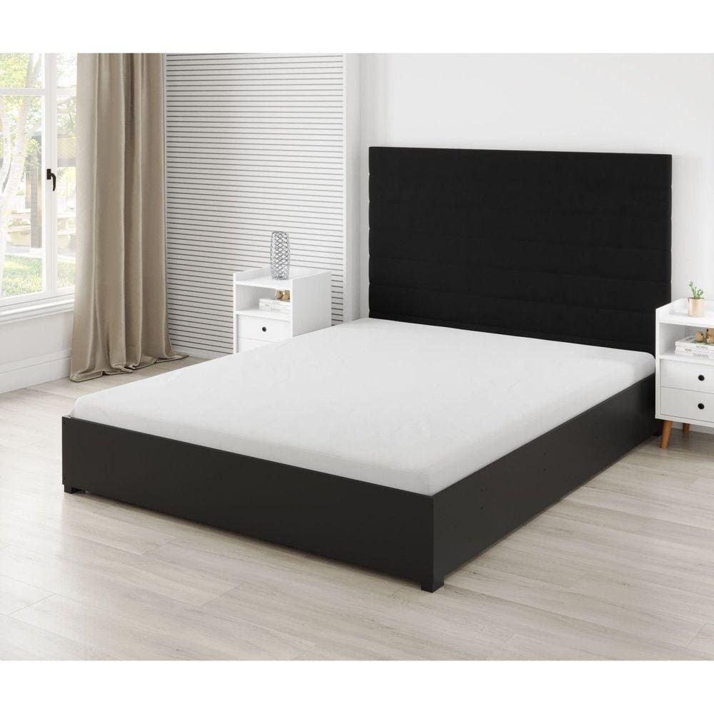 Cama Box Queen Jupiter 203 cm x 163 cm Black