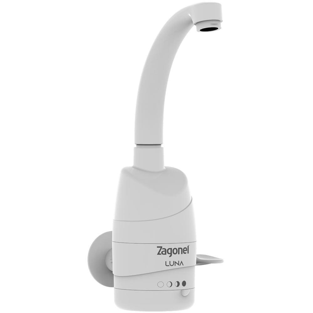 Torneira Elétrica Zagonel Luna  Branca 220V 5500W