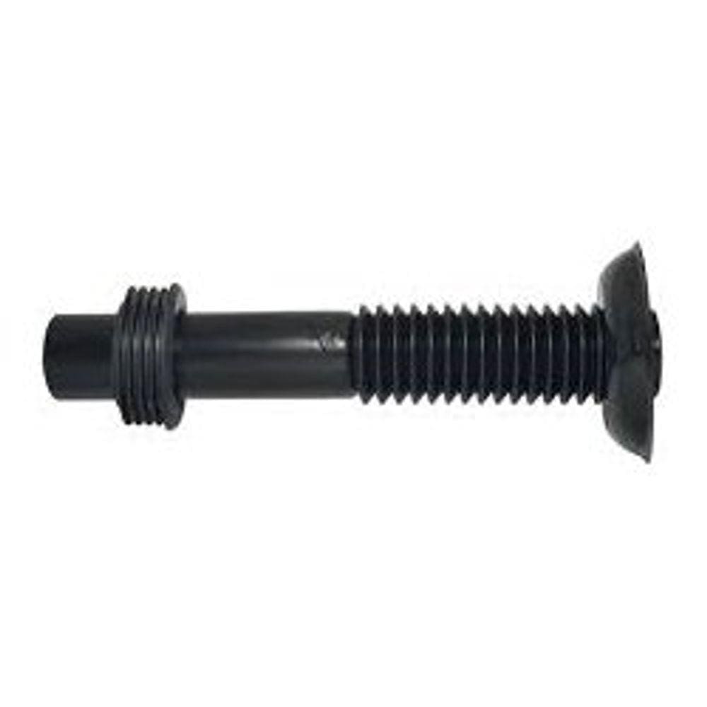 Tubo de Ligação Ajustável Preto 26cm para Vaso Sanitário Blukit