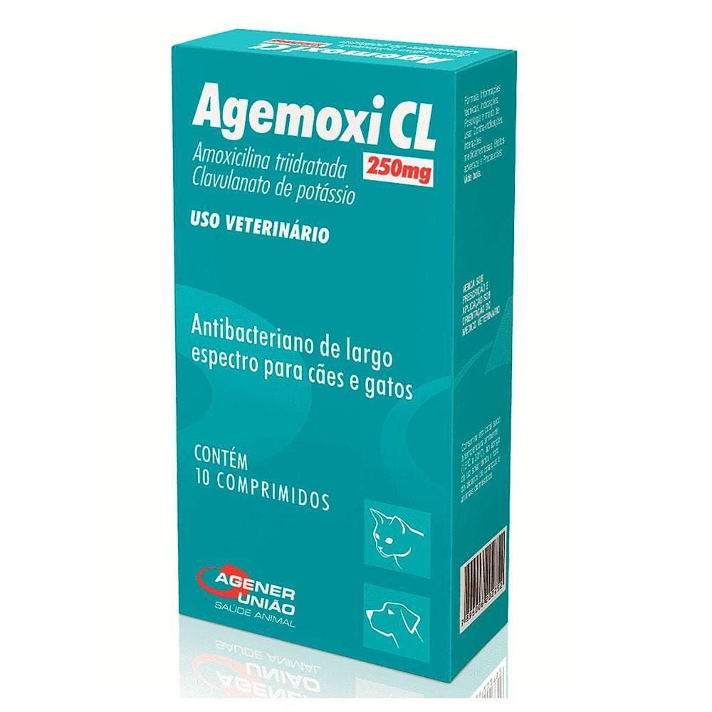 Agemoxi Cl Agener União 250Mg C/10 Comprimidos