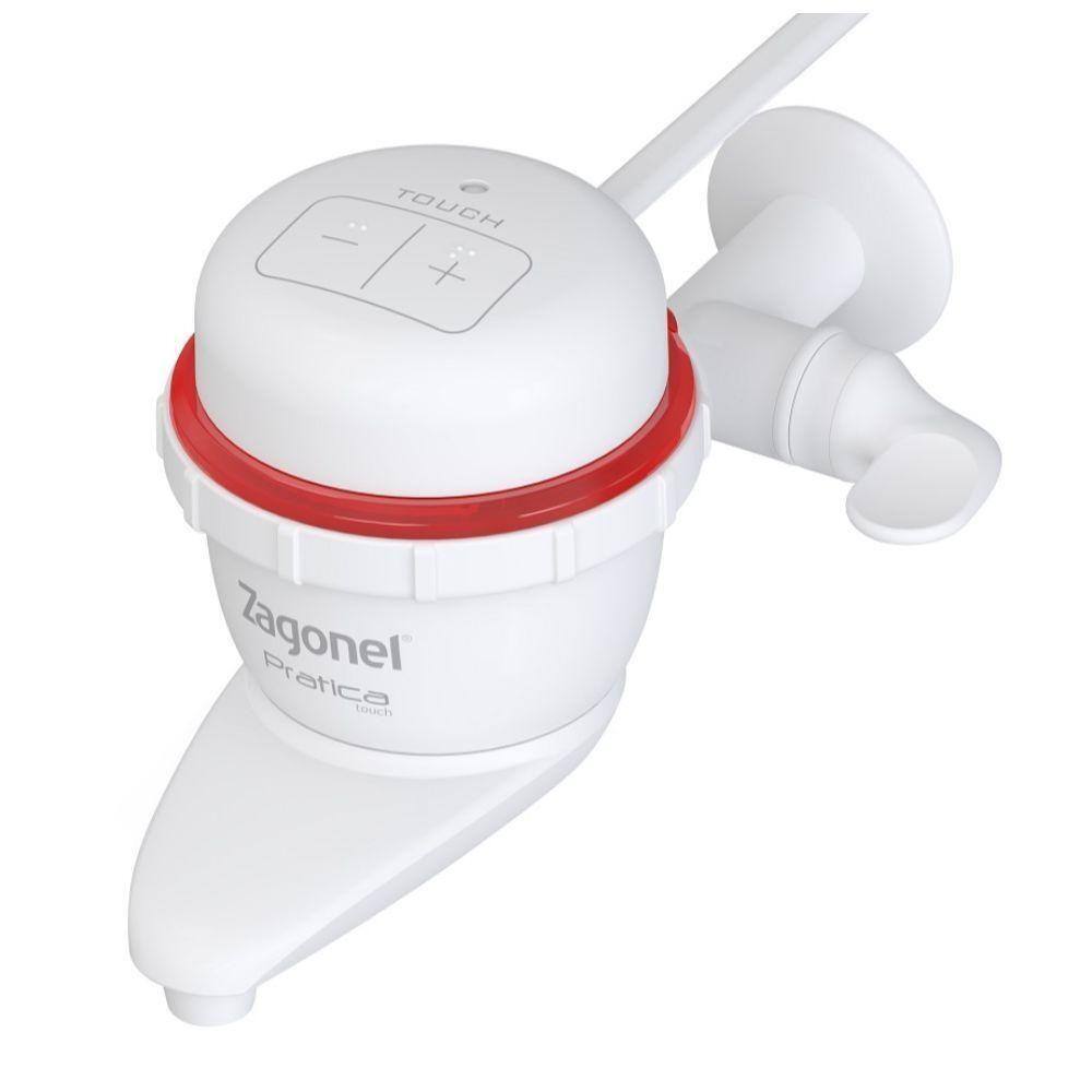 Torneira Elétrica Zagonel Prática Touch Branca 220V 5000W