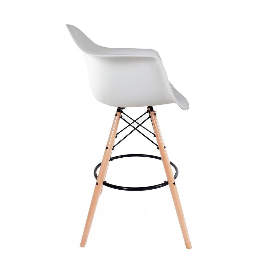 Conjunto 2 Banquetas Eames  Branca