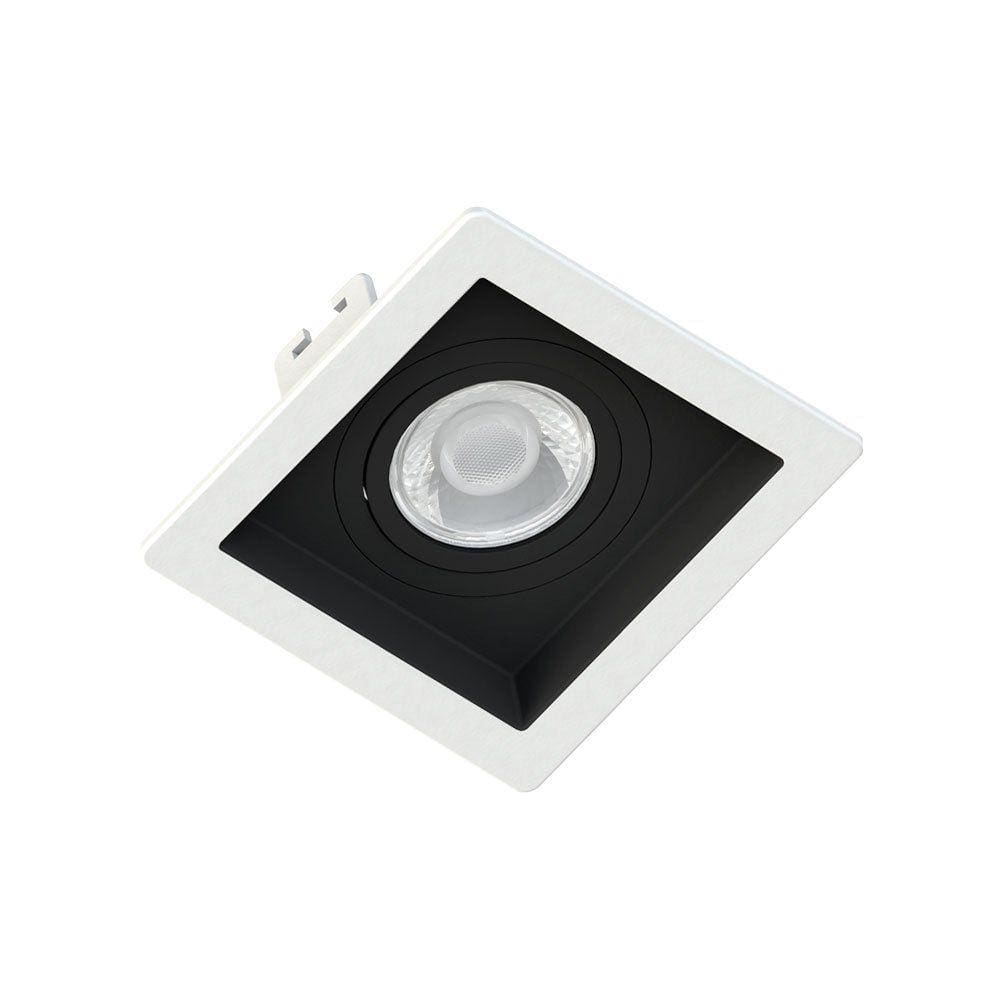 Embutido Quadrado Mini Dic Mr11 Branco E Preto