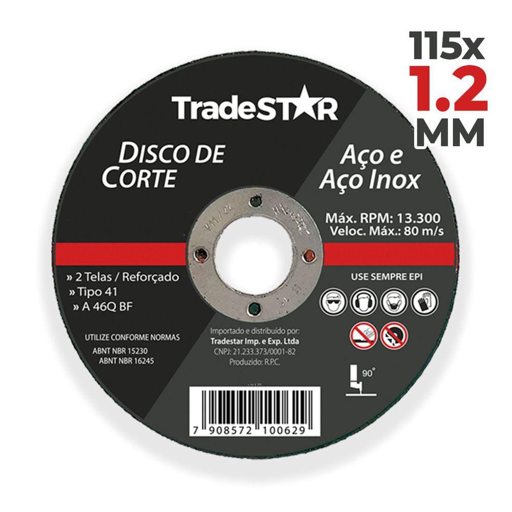 Disco de Corte Metal 4.1/2" 115x1,2 mm